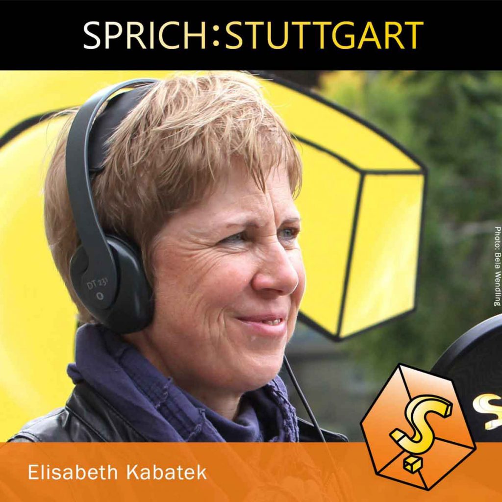 Elisabeth Kabatek zu Gast bei SPRICH:STUTTGART 
